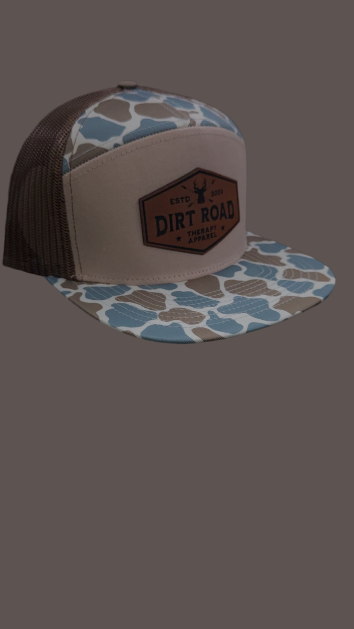 Pebble duck camo flat bill