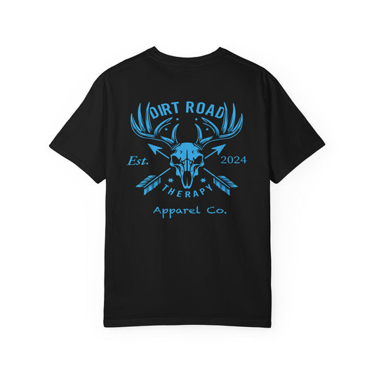 Dirt Road Therapy Deer Skull T-shirt | Vintage Outdoors Graphic Tee
