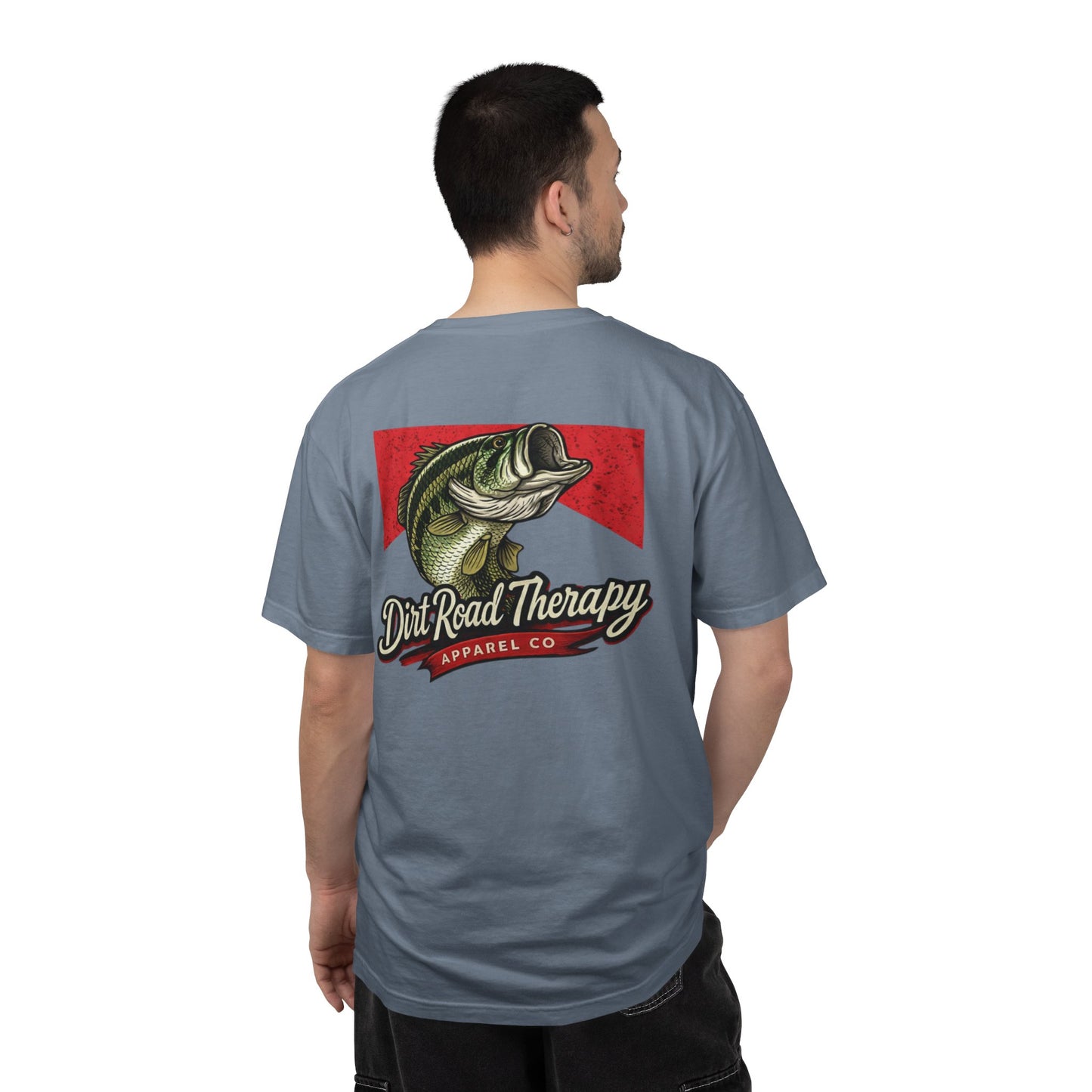 Largemouth Bass Illustration T-Shirt | Dirt Road Therapy Apparel Co.