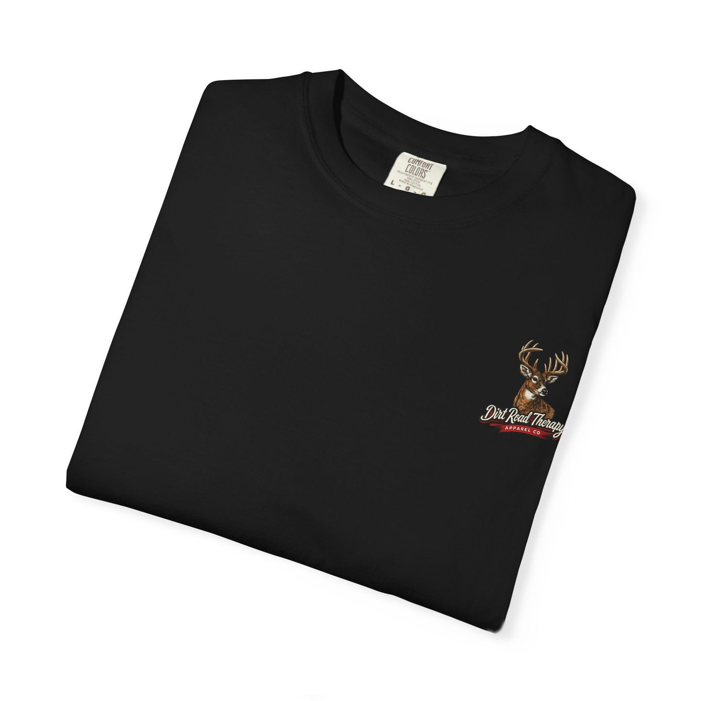 Buck  Head Dirt Road Therapy T-Shirt | Hunting Graphic Tee