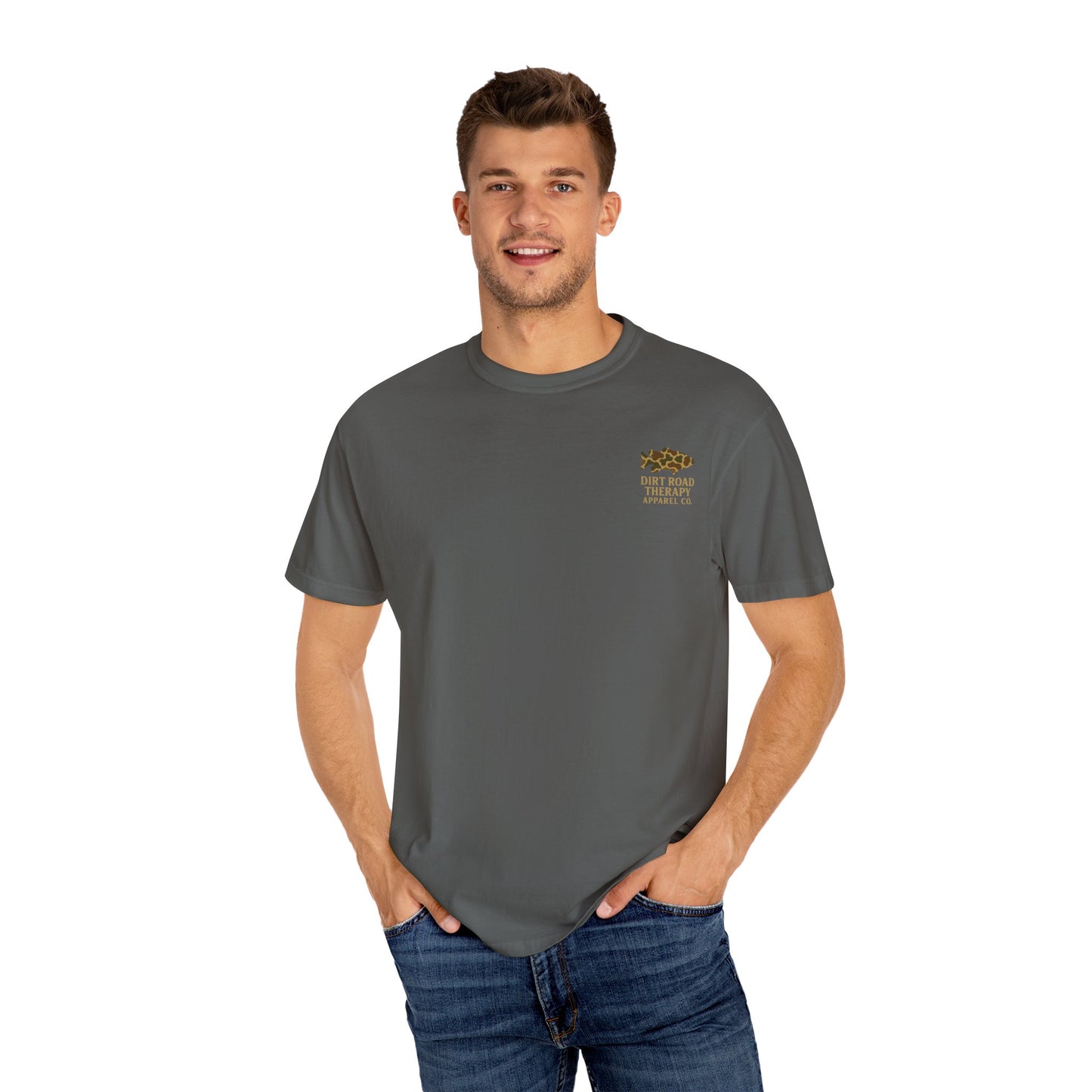 Dirt Road Therapy Camo Fish T-Shirt