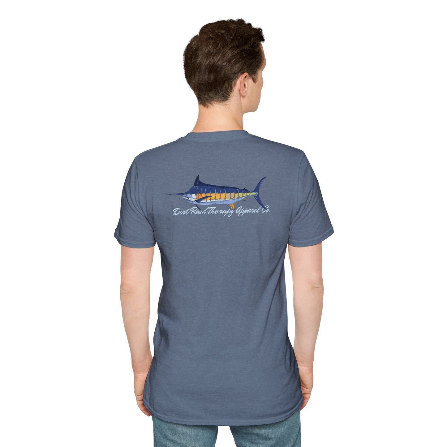 Striped  Fish Graphic T-Shirt | Coastal Fishing Tee