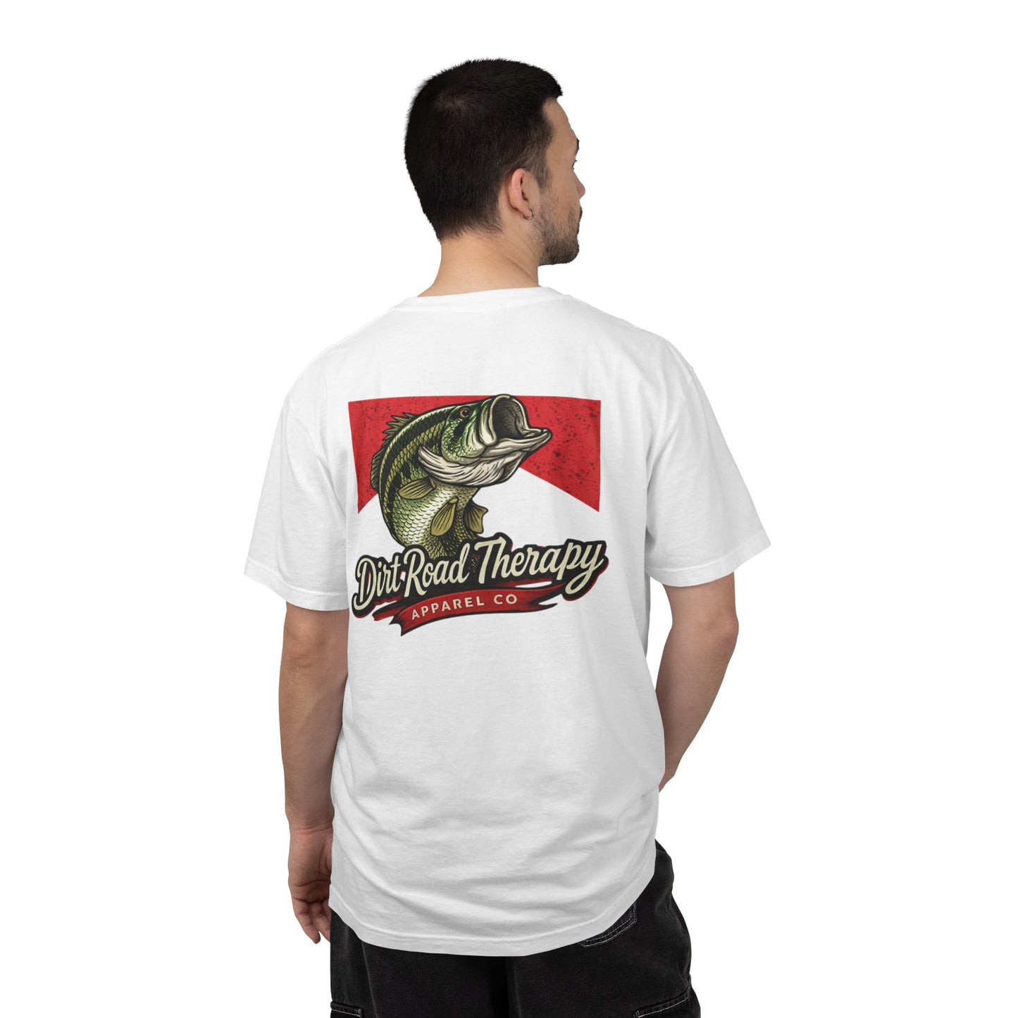 Largemouth Bass Illustration T-Shirt | Dirt Road Therapy Apparel Co.