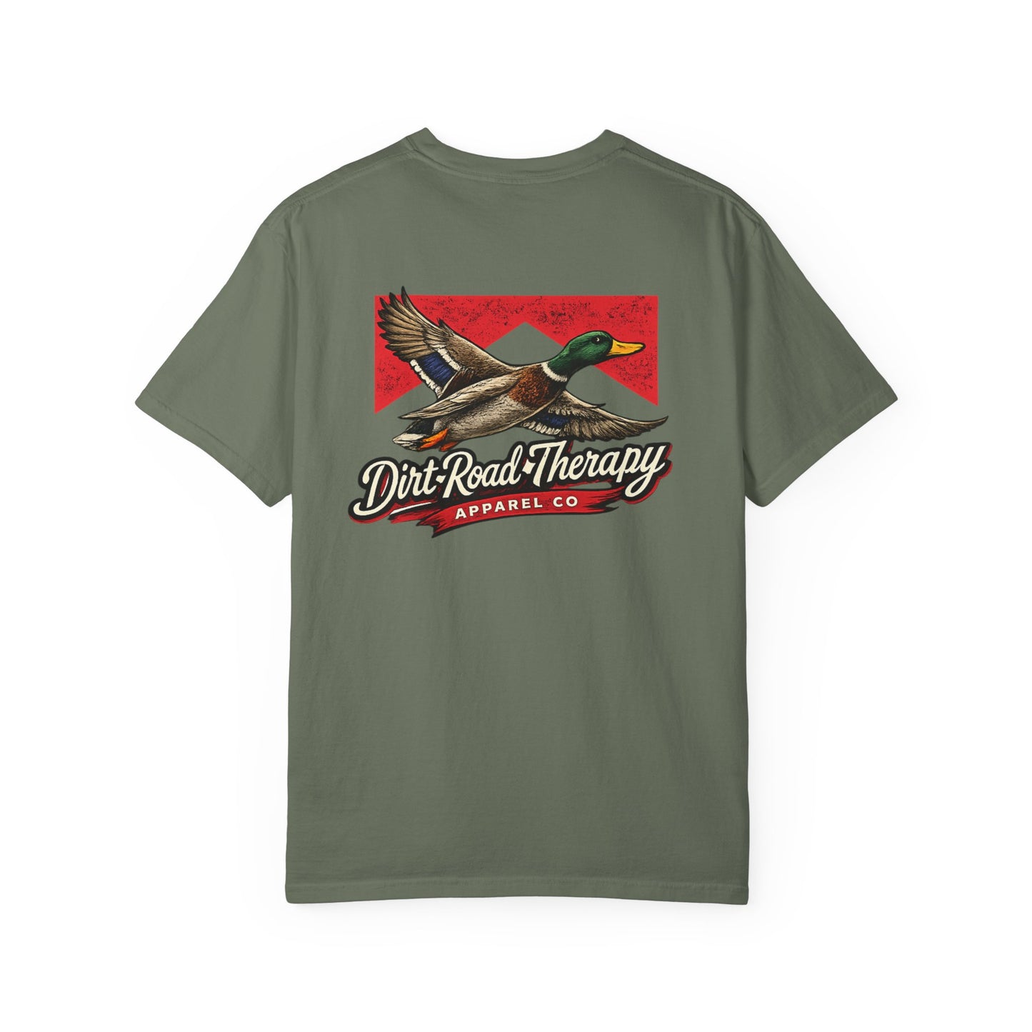 Mallard Duck Flight T-Shirt | Dirt Road Therapy logo, Vintage outdoors
