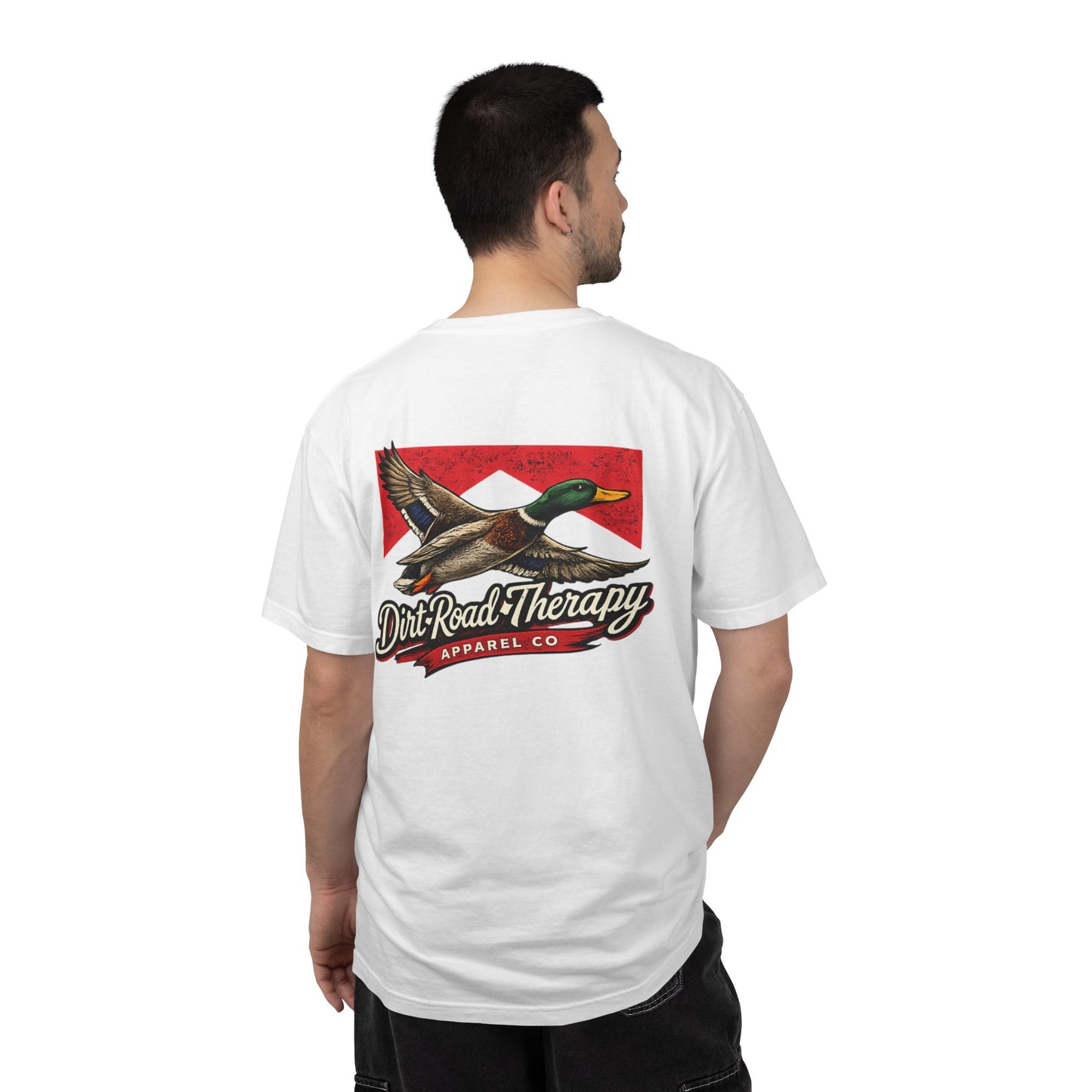 Mallard Duck Flight T-Shirt | Dirt Road Therapy logo, Vintage outdoors