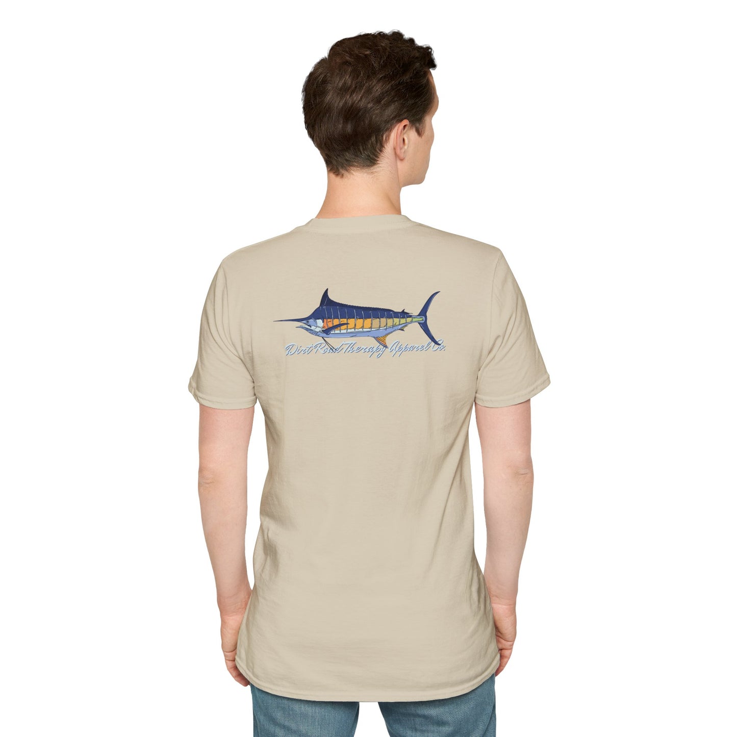 Striped  Fish Graphic T-Shirt | Coastal Fishing Tee