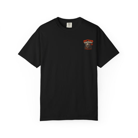 Dirt Road Therapy After Dark Whitetail Halloween Hunting Graphic Tee