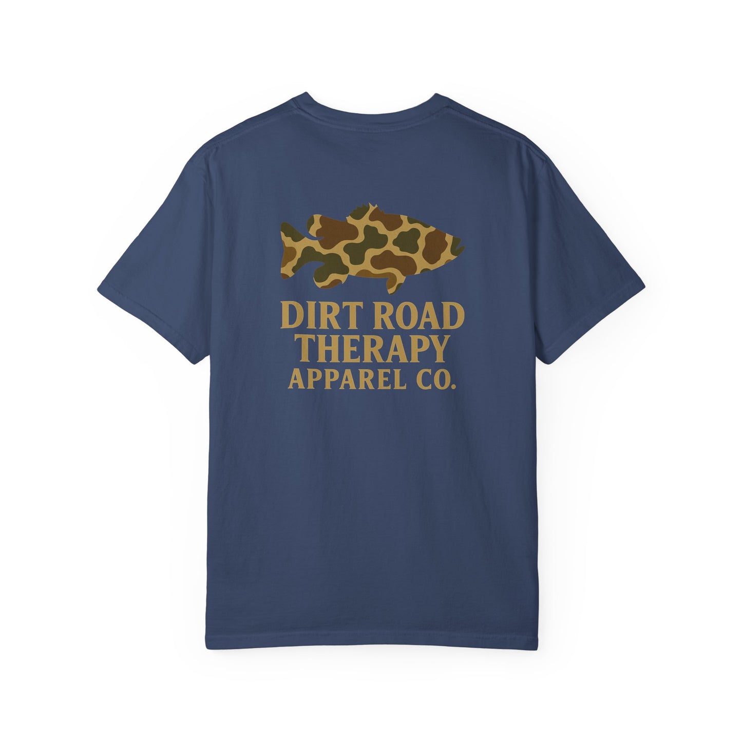 Dirt Road Therapy Camo Fish T-Shirt