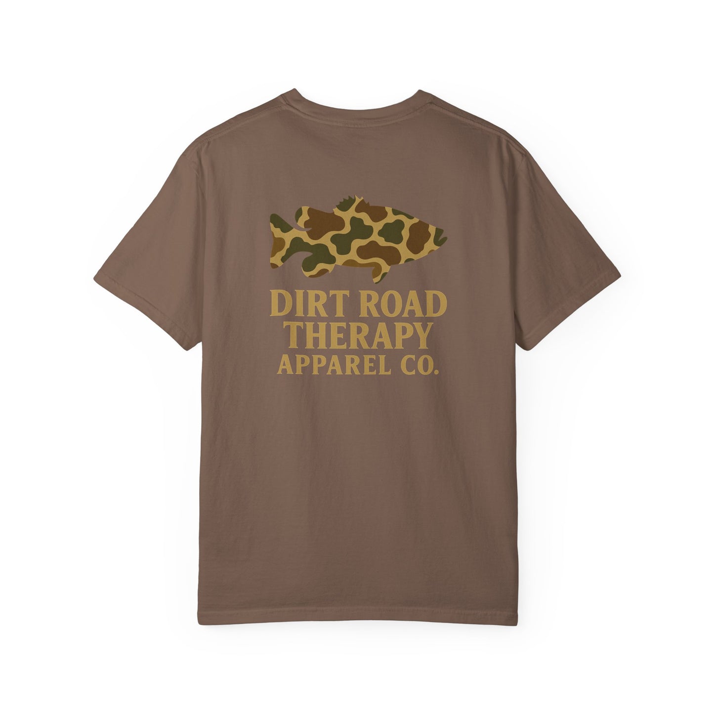 Dirt Road Therapy Camo Fish T-Shirt
