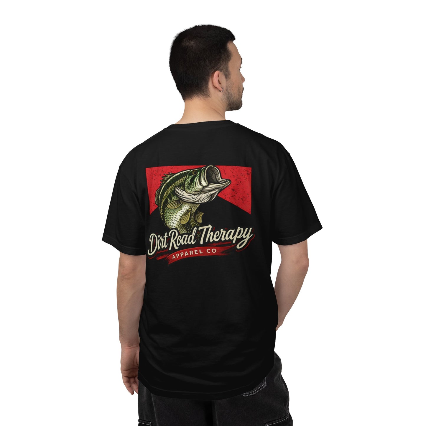 Largemouth Bass Illustration T-Shirt | Dirt Road Therapy Apparel Co.