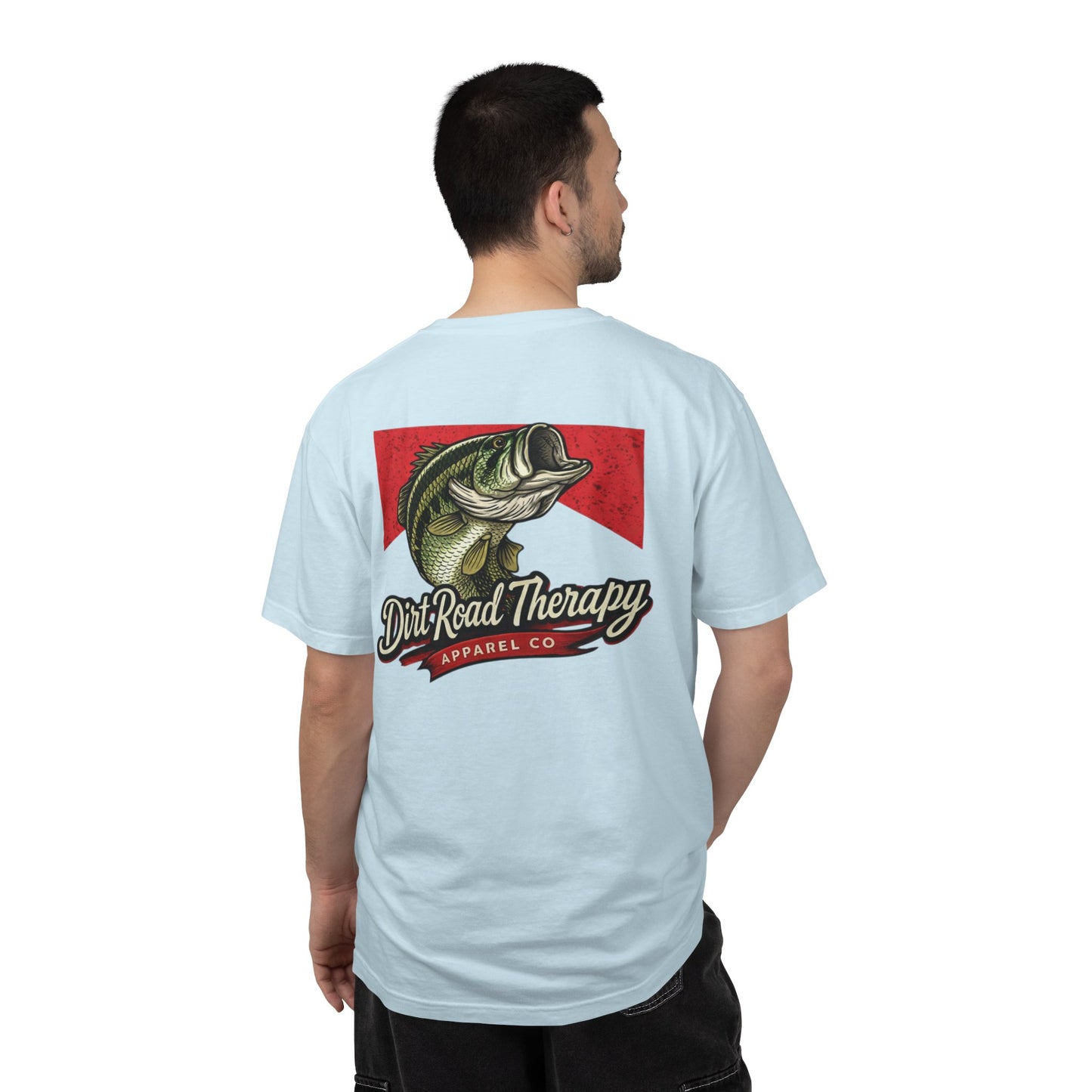Largemouth Bass Illustration T-Shirt | Dirt Road Therapy Apparel Co.