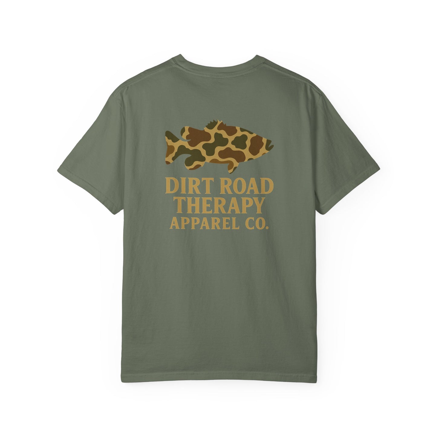 Dirt Road Therapy Camo Fish T-Shirt