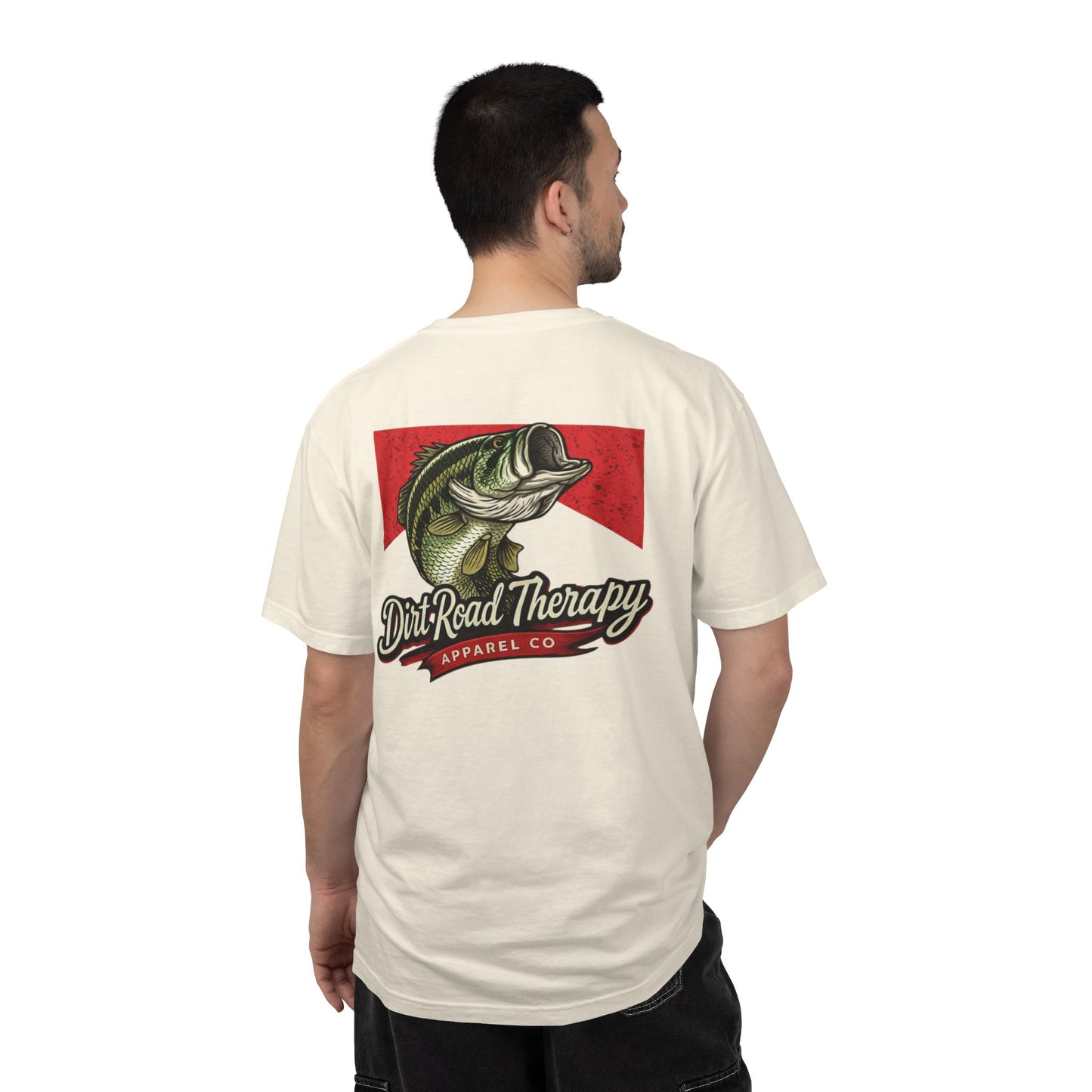 Largemouth Bass Illustration T-Shirt | Dirt Road Therapy Apparel Co.