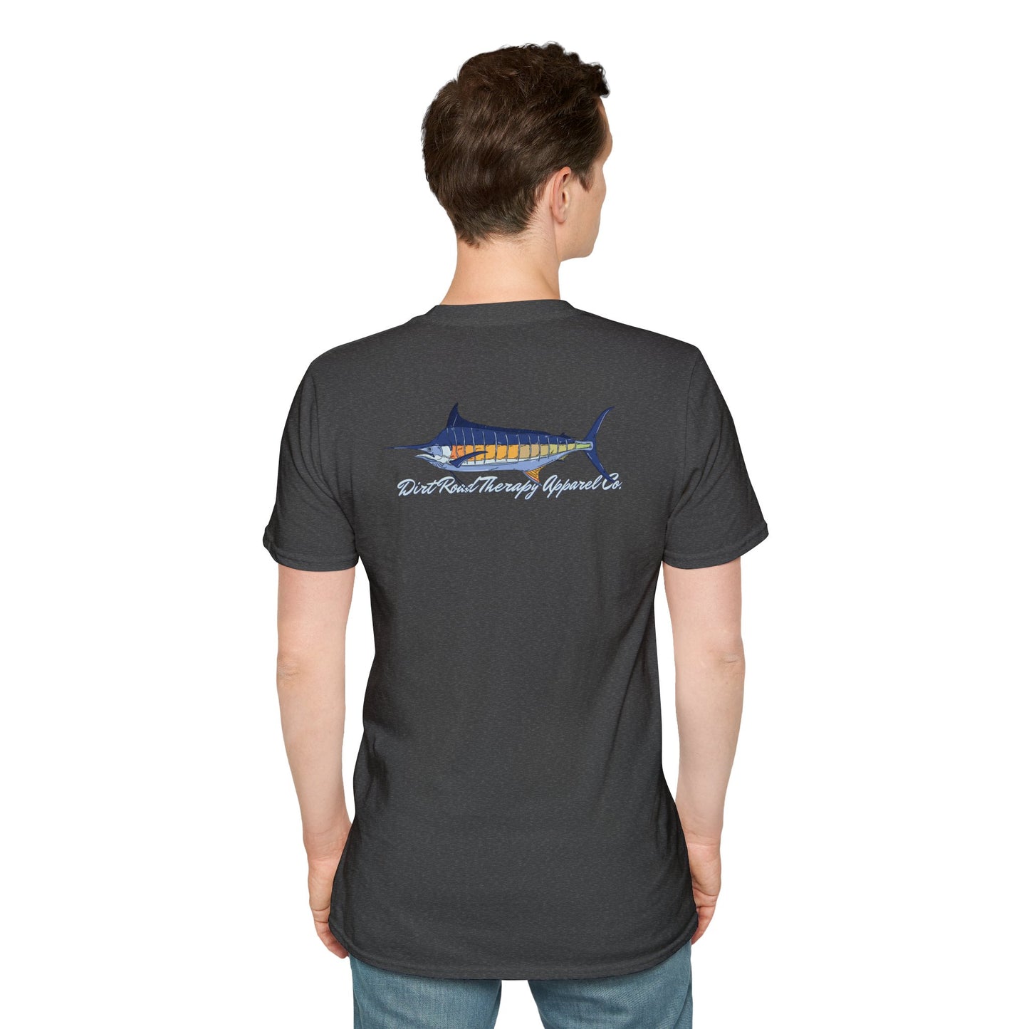 Striped  Fish Graphic T-Shirt | Coastal Fishing Tee
