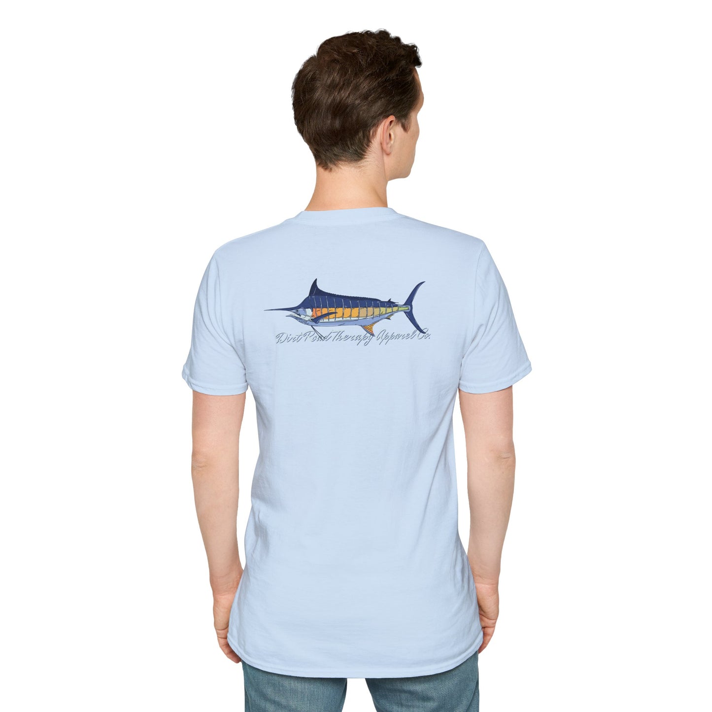 Striped  Fish Graphic T-Shirt | Coastal Fishing Tee