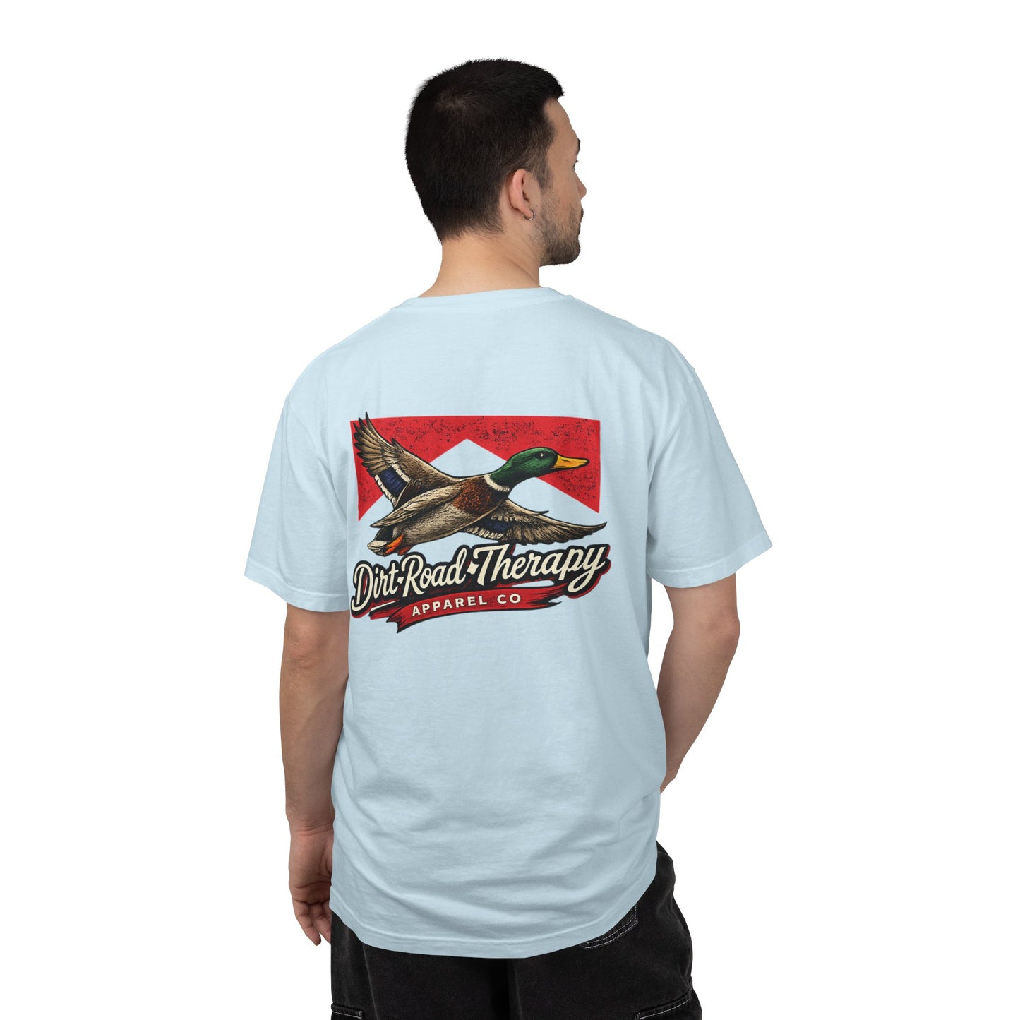 Mallard Duck Flight T-Shirt | Dirt Road Therapy logo, Vintage outdoors