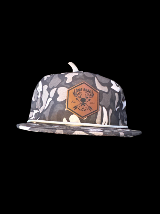 Black camo rope hat