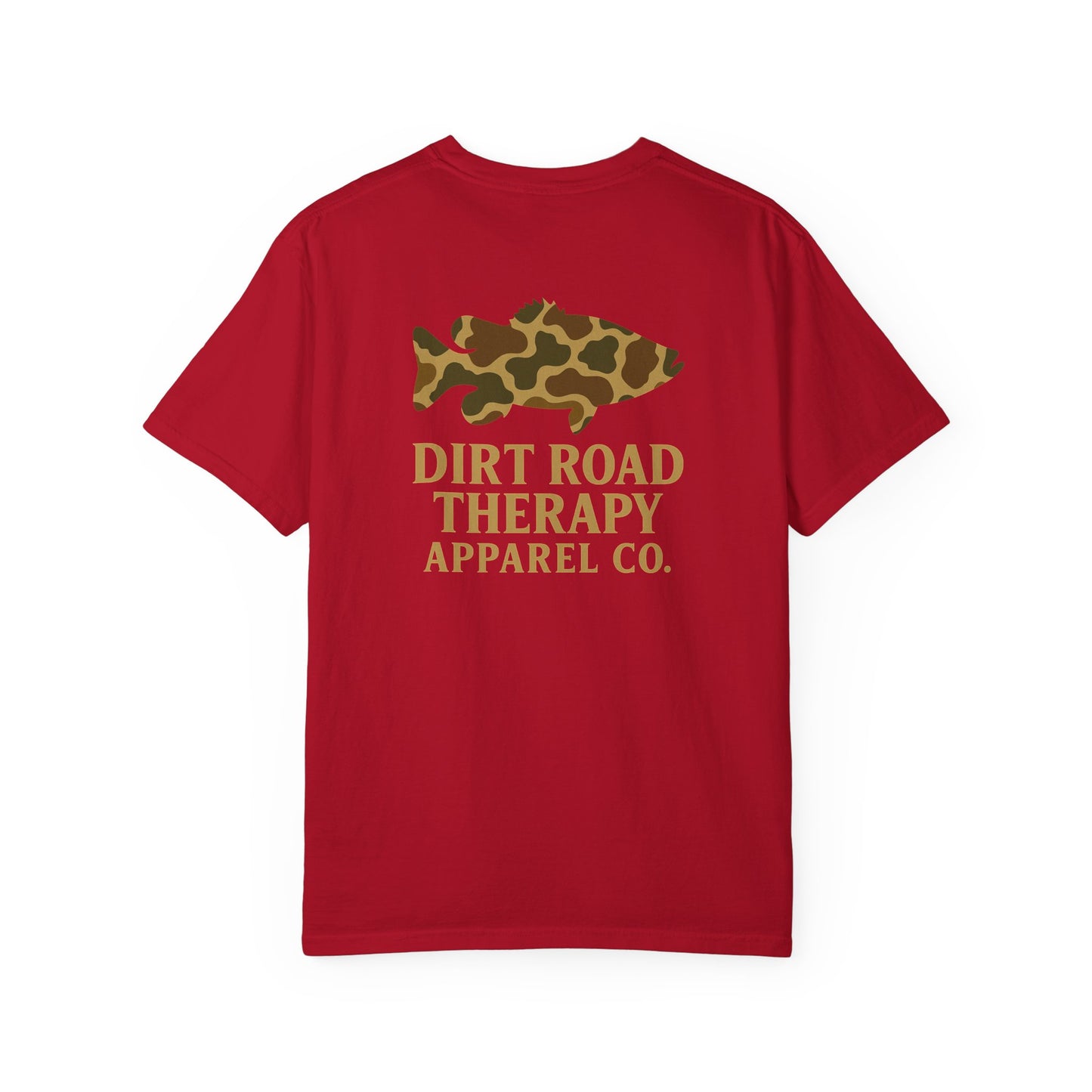Dirt Road Therapy Camo Fish T-Shirt