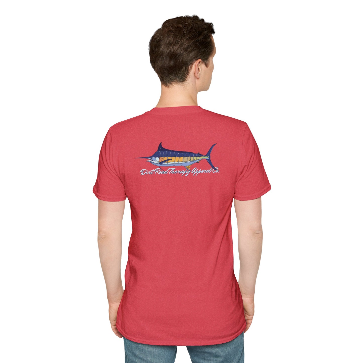 Striped  Fish Graphic T-Shirt | Coastal Fishing Tee