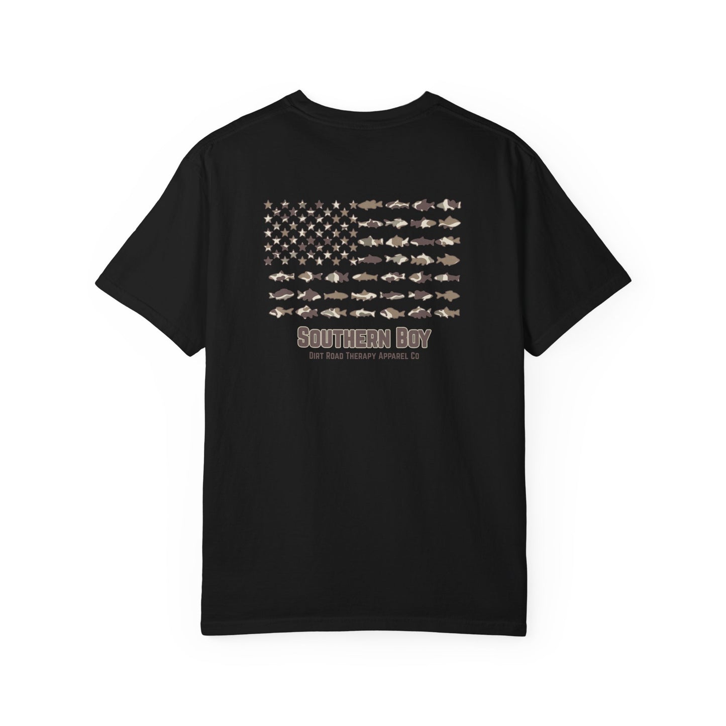 Southern Boy Camouflage Flag T-Shirt