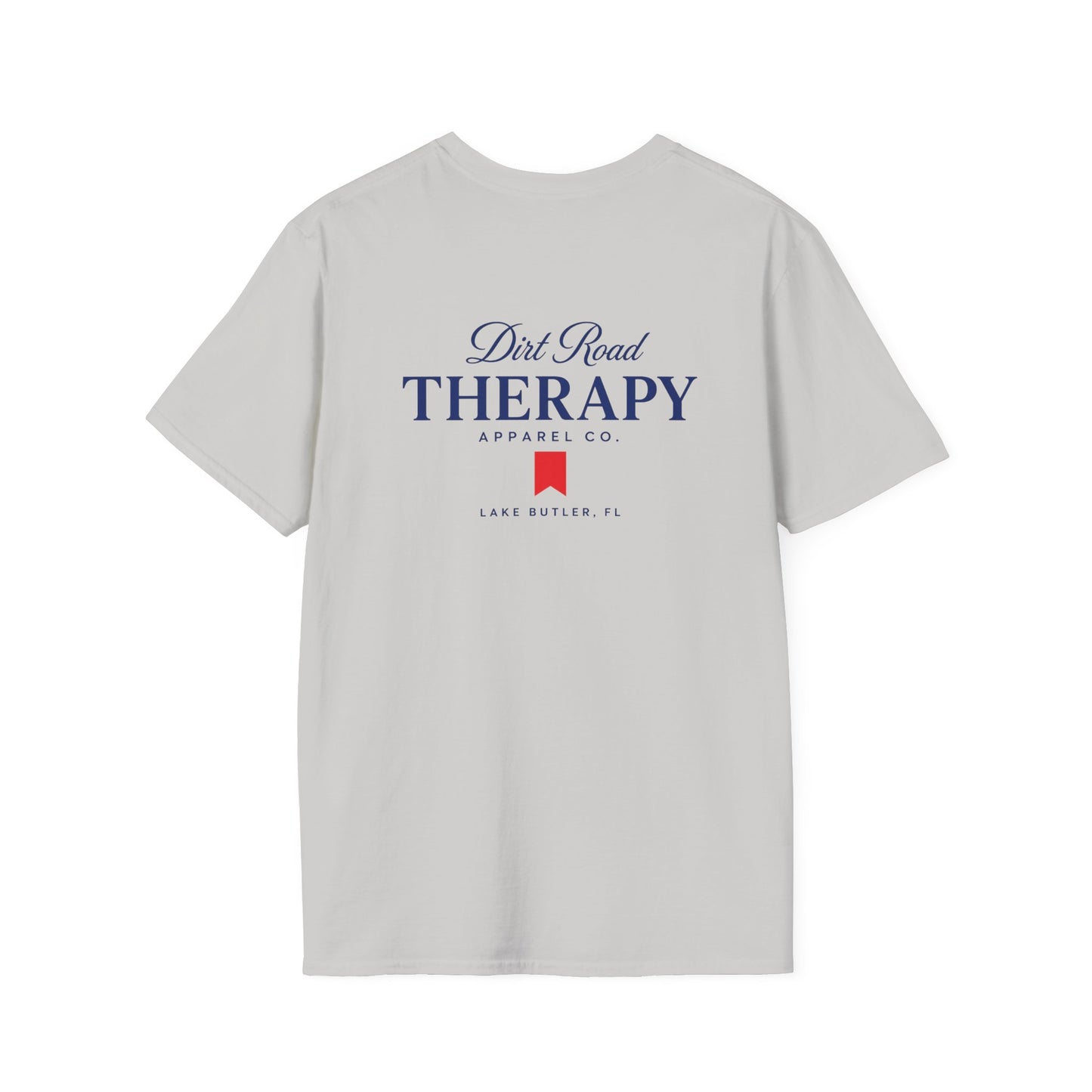 Dirt Road Therapy Apparel Co. Heritage Script T-Shirt | Lake Butler, Florida | Gildan Softstyle 64000