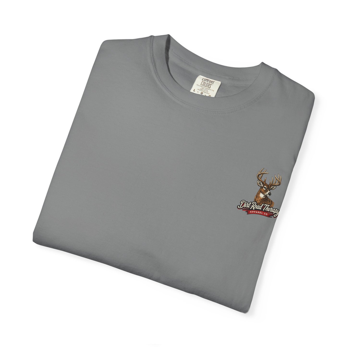 Buck  Head Dirt Road Therapy T-Shirt | Hunting Graphic Tee