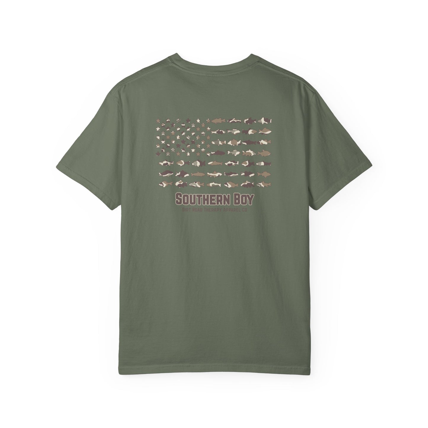 Southern Boy Camouflage Flag T-Shirt
