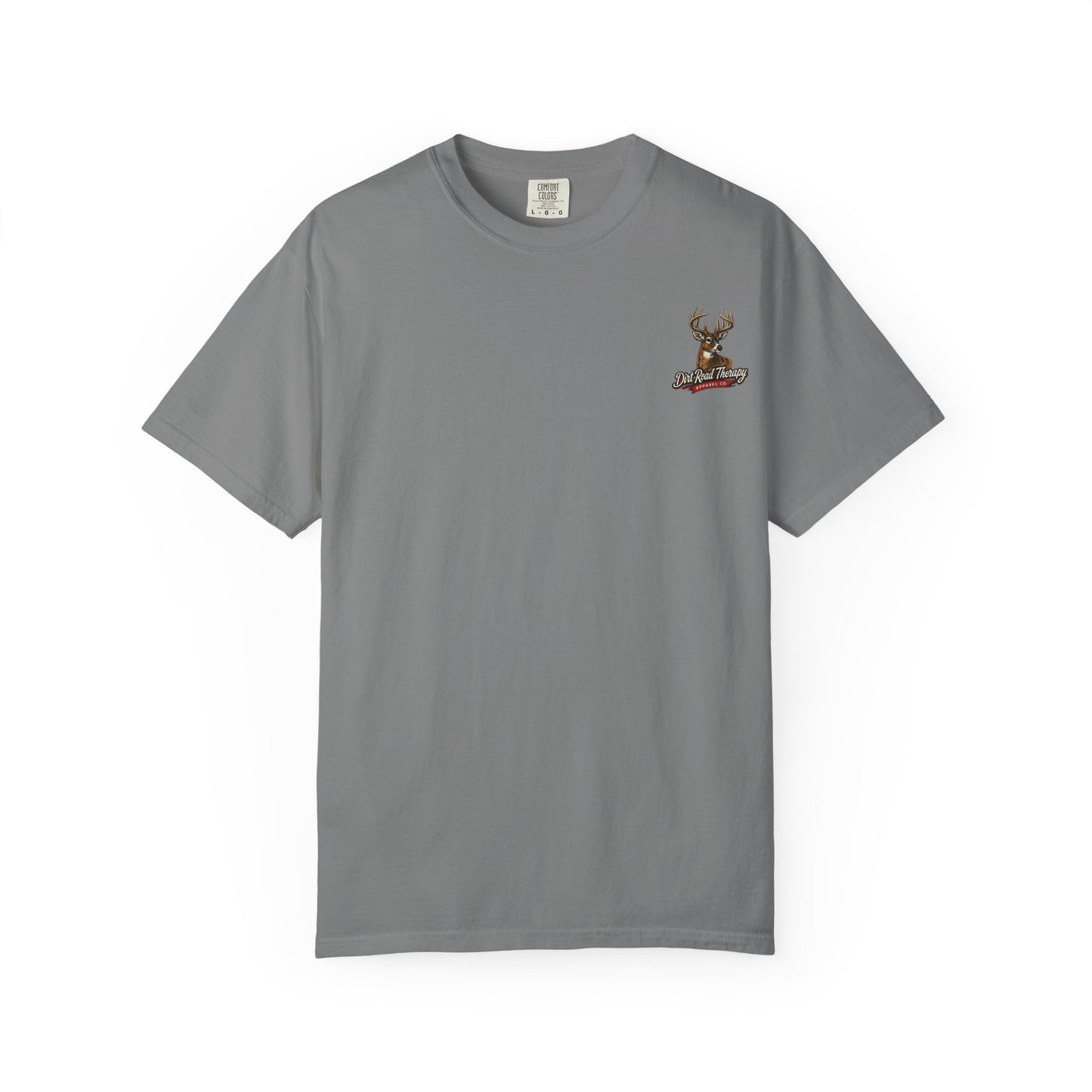 Buck  Head Dirt Road Therapy T-Shirt | Hunting Graphic Tee