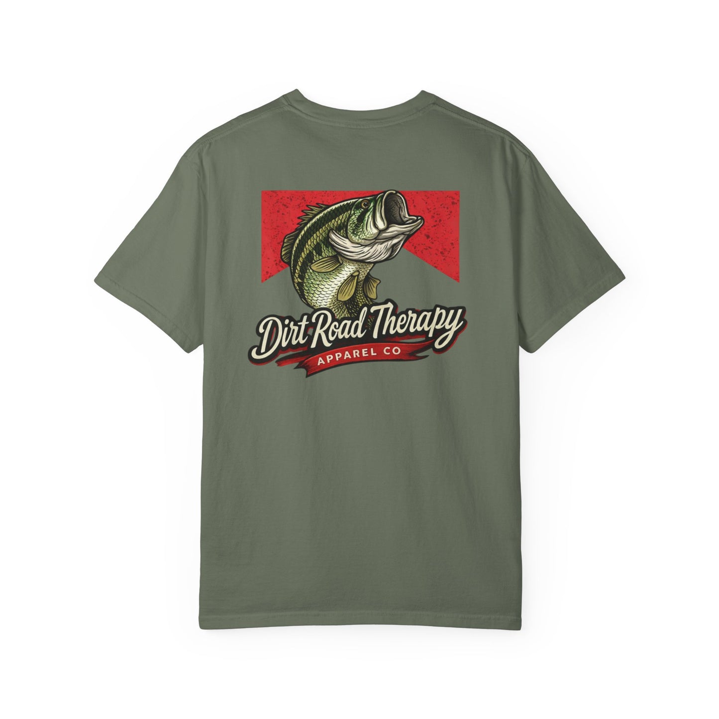 Largemouth Bass Illustration T-Shirt | Dirt Road Therapy Apparel Co.
