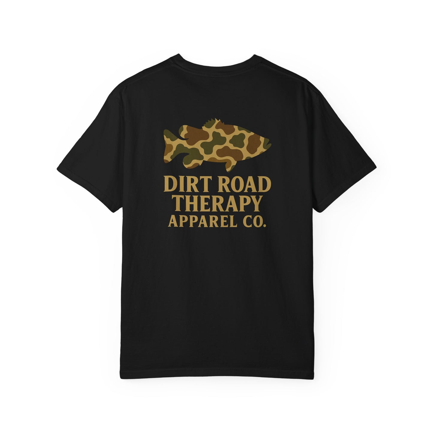 Dirt Road Therapy Camo Fish T-Shirt