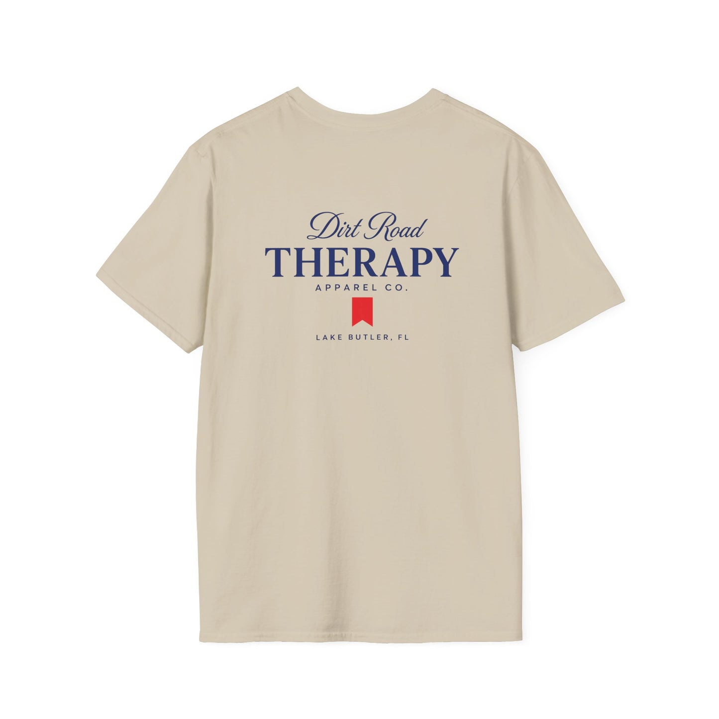 Dirt Road Therapy Apparel Co. Heritage Script T-Shirt | Lake Butler, Florida | Gildan Softstyle 64000