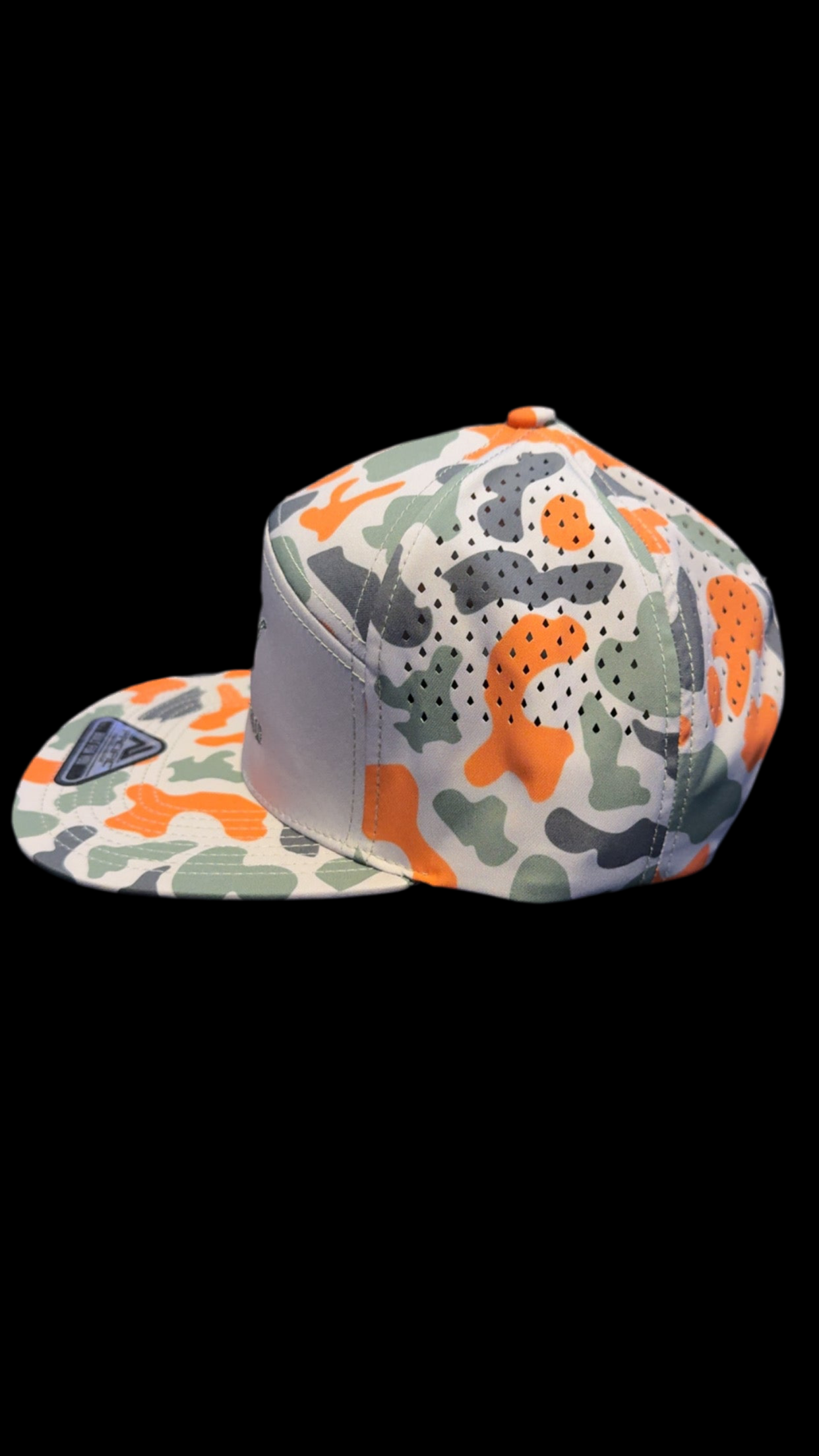 DRT Longhorn Khaki/Blaze camo flat bill