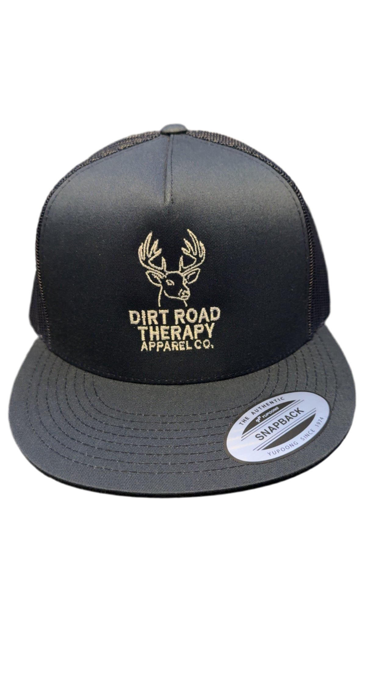 Navy blue flat bill