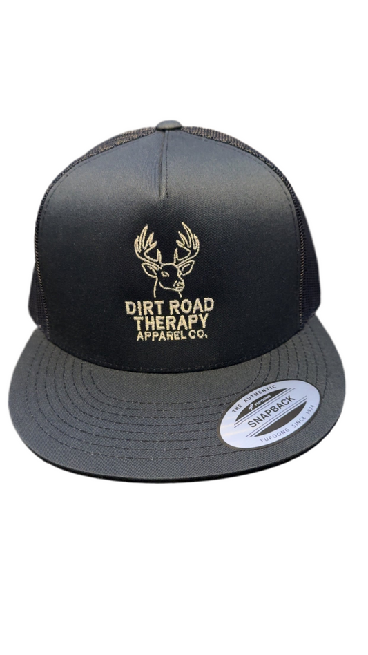 Navy blue flat bill