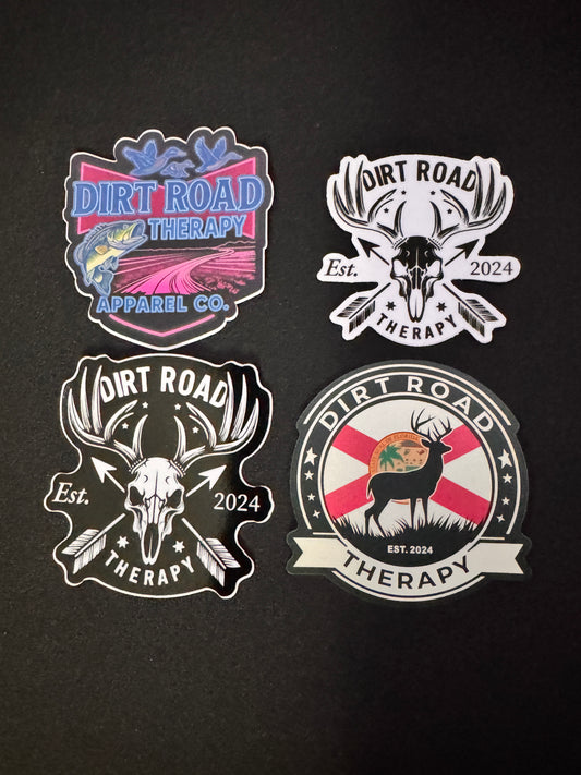 Dirt Road Therapy Apparel Sticker pack