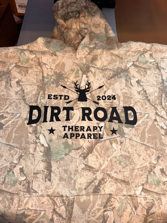 Dirt Road Therapy Apparel Co Camo Hoodie