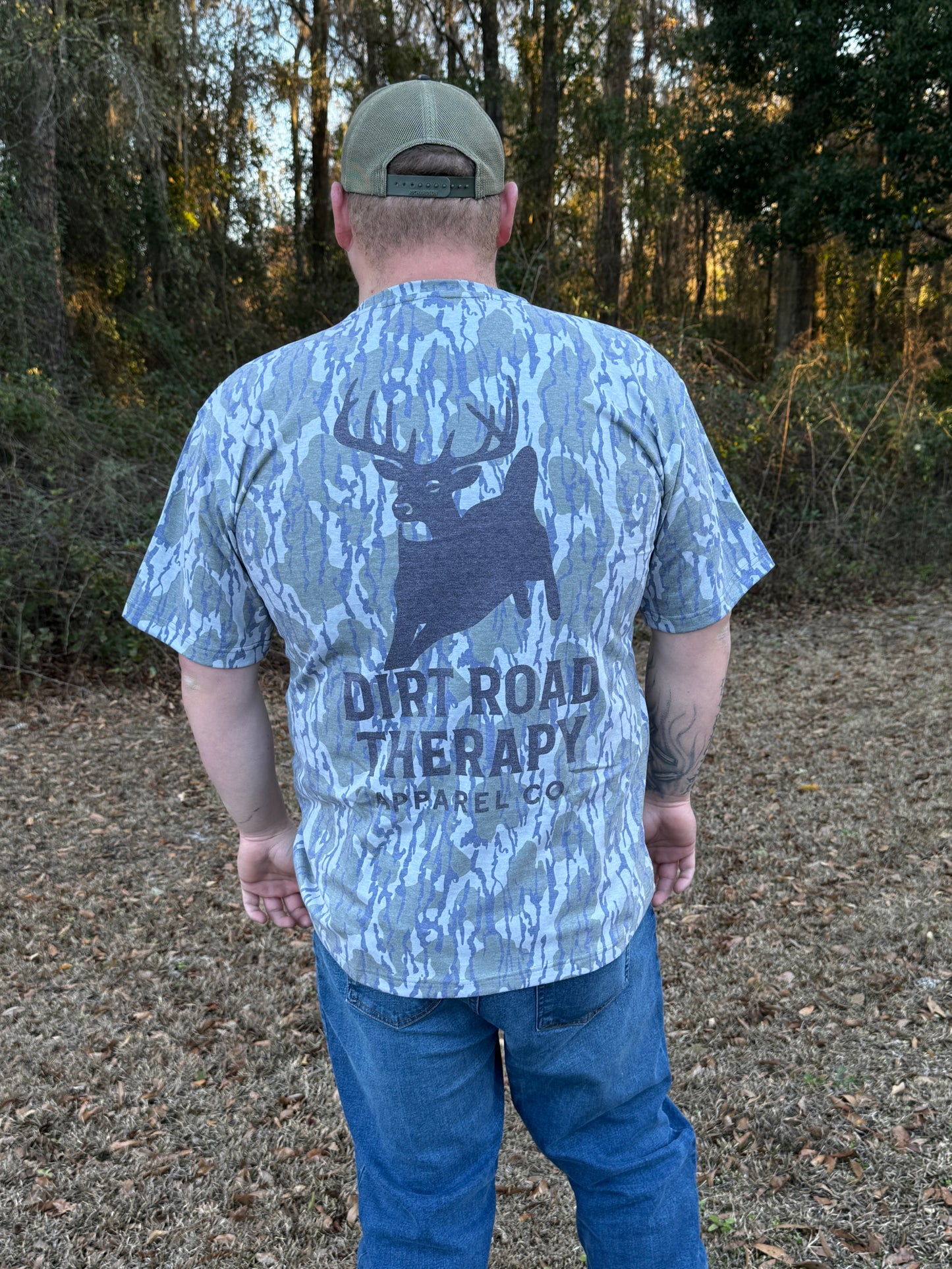 Washed bottomland buck t shirt