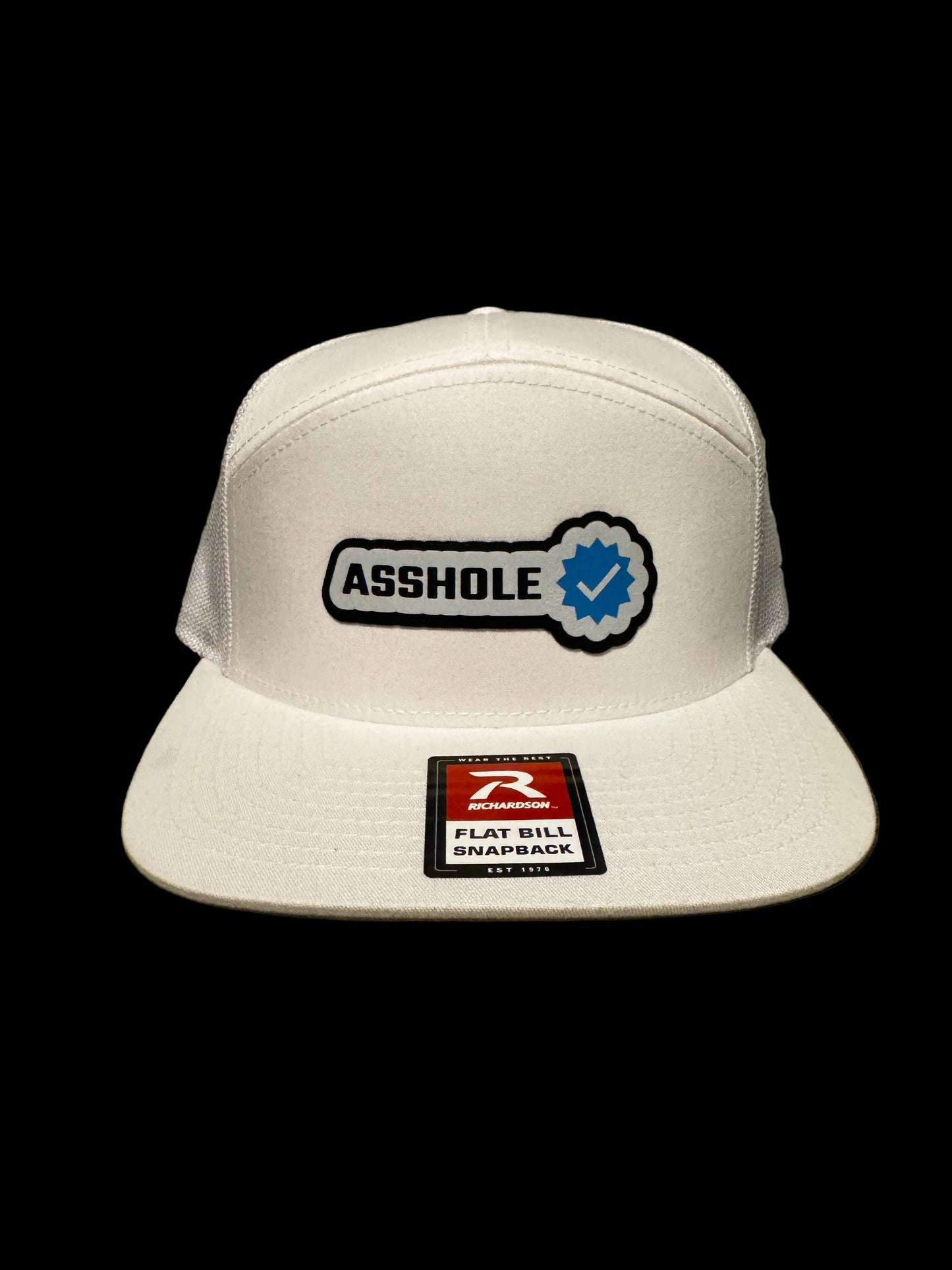 Richardson Flat Bill Snapback Hat with Verification Label - Functional & Wearable
