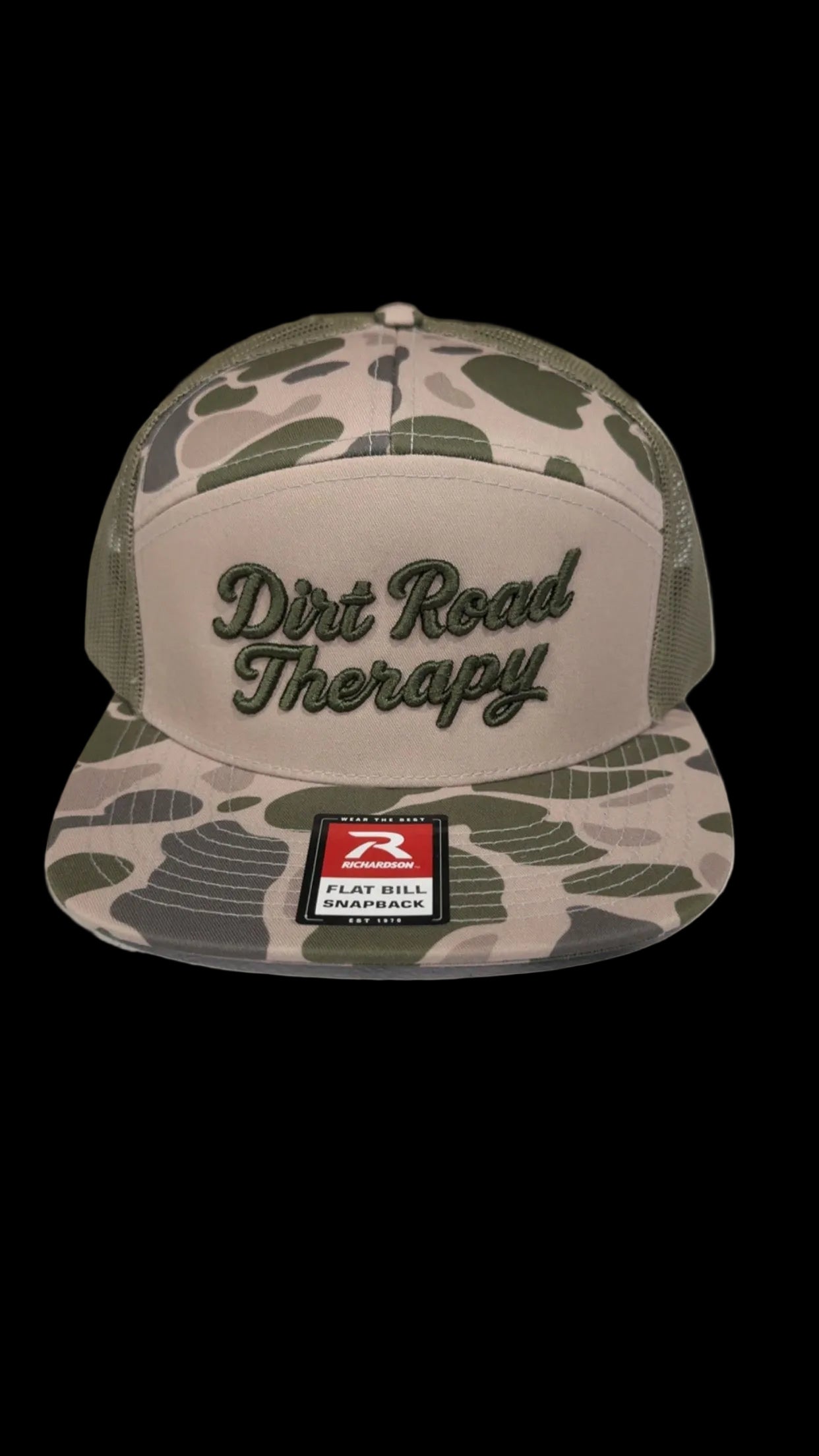 Marsh duck camo Richardson 168p with puff embroidery