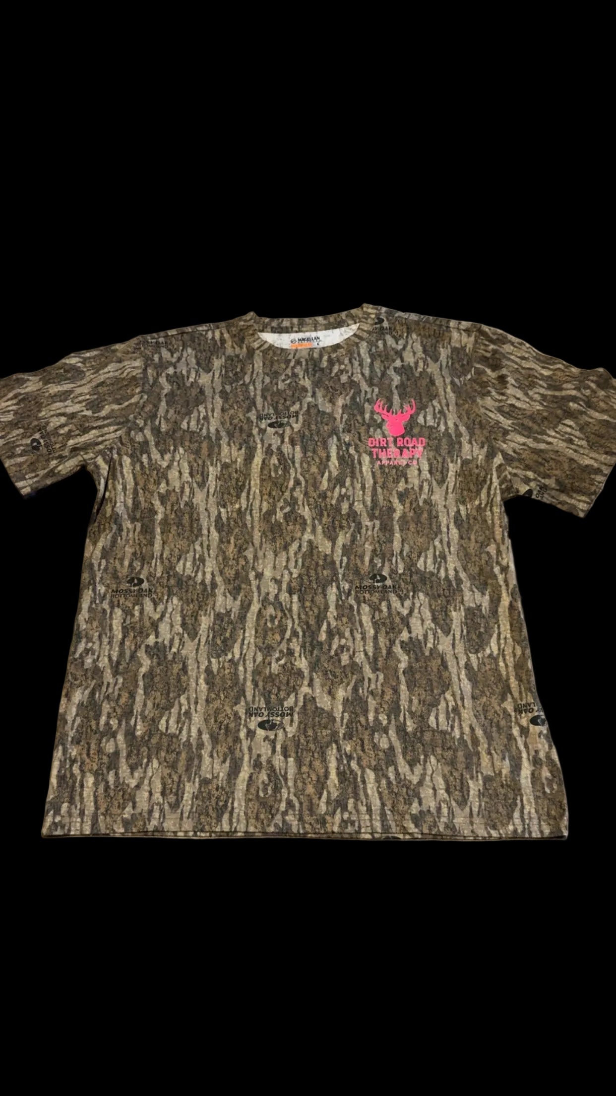 Pink Buck bottomland tee