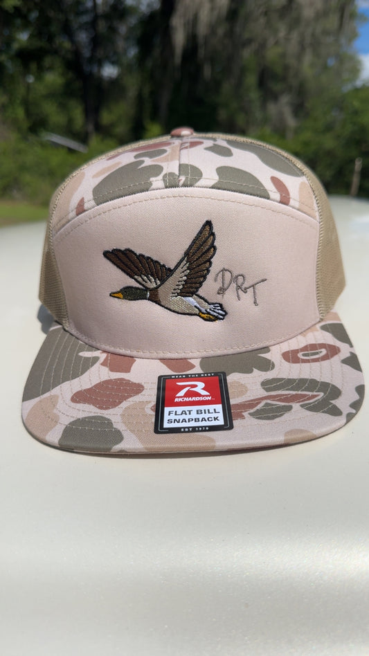 Duck camo Richardson 168p flat bill hat