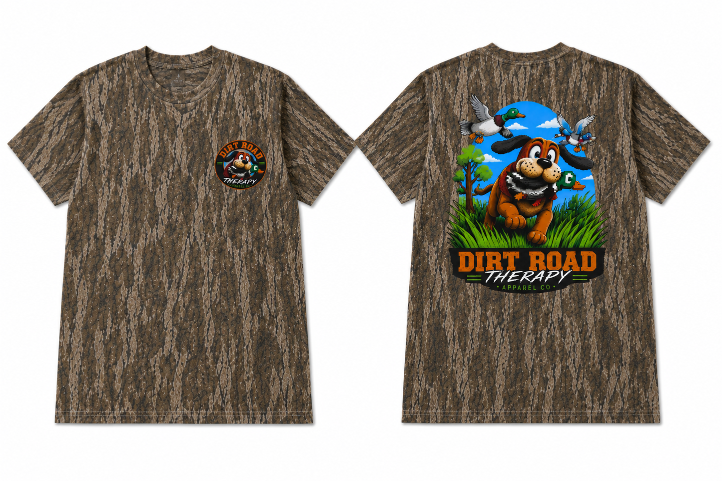 Dirt Road Therapy Apparel Co. Camo Pixel Graphic Youth T-Shirt