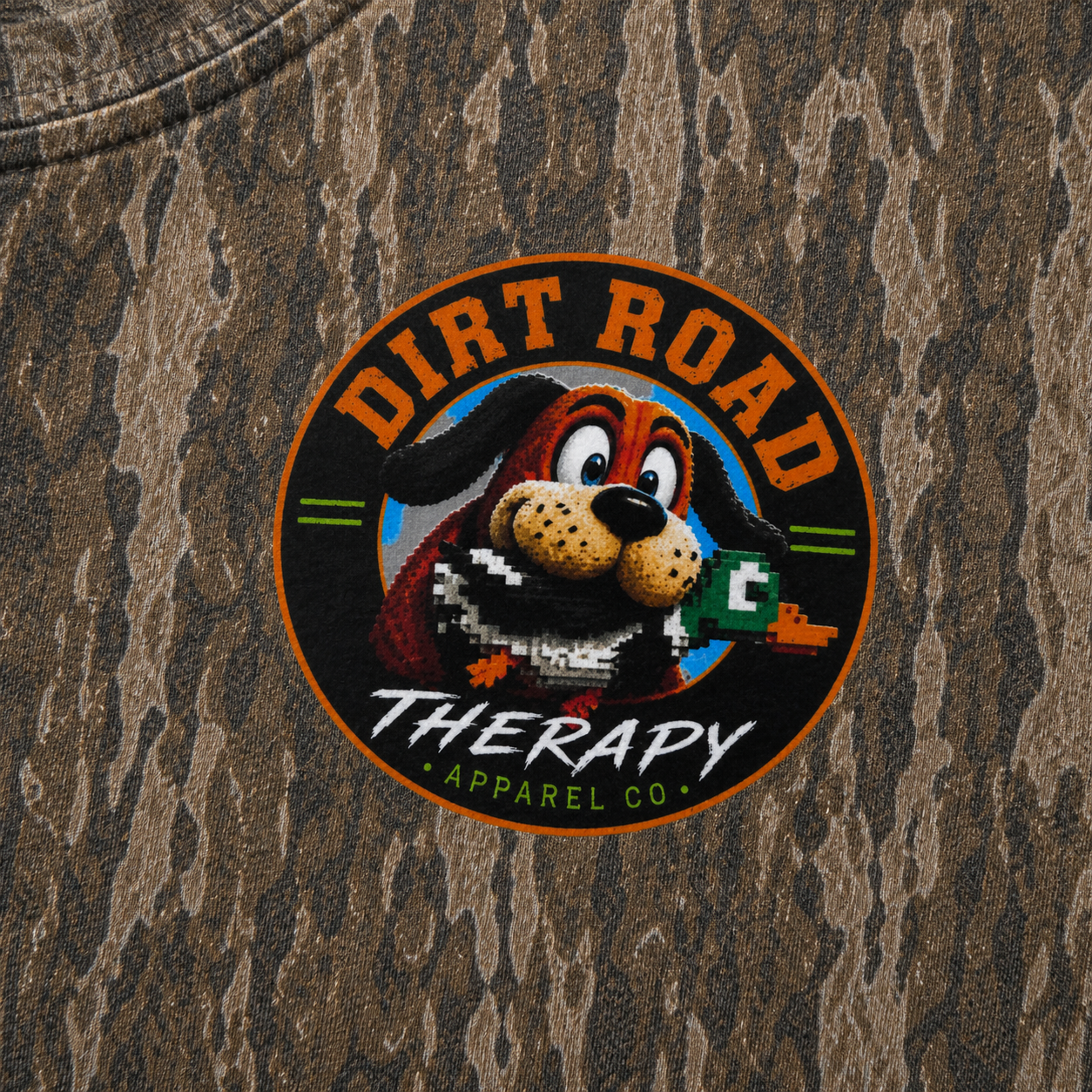 Dirt Road Therapy Apparel Co. Camo Pixel Graphic Youth T-Shirt