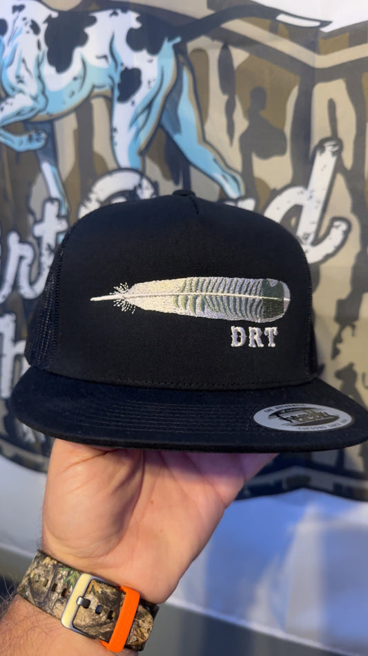 Turkey feather flat bill
